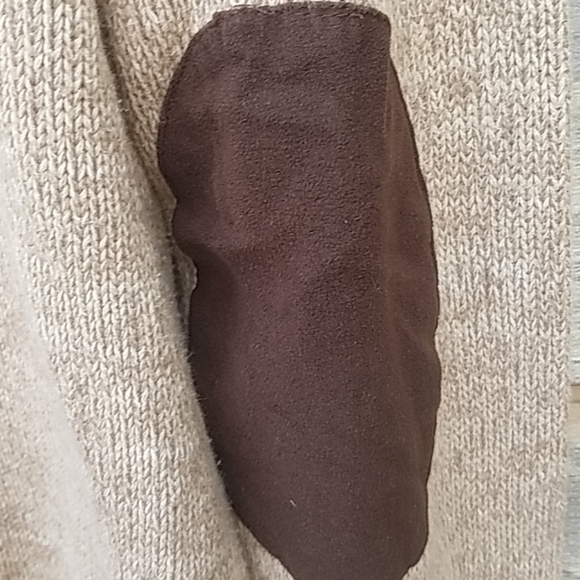 SOLD EBAYChaps Sweater Tan Men Small Elbow Patches - Picture 5 of 7
